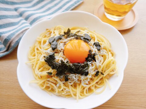 レンジで完成！納豆としらすの和風パスタ